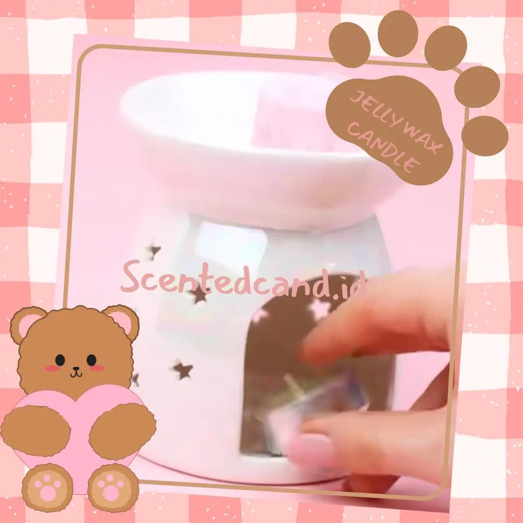 Lilin Aromaterapi Candle Jelly Scented Cand [Jar/Cup] - Pengharum Kamar Tidur