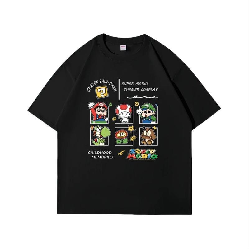 Product Introduction of Áo Thun Super Mario, Dành Cho Nam Và Nữ, Thời Trang, Áo Thun Đi Biển, Thẩm Mỹ, Áo Bông Thường Ngày Quà Tặng 4