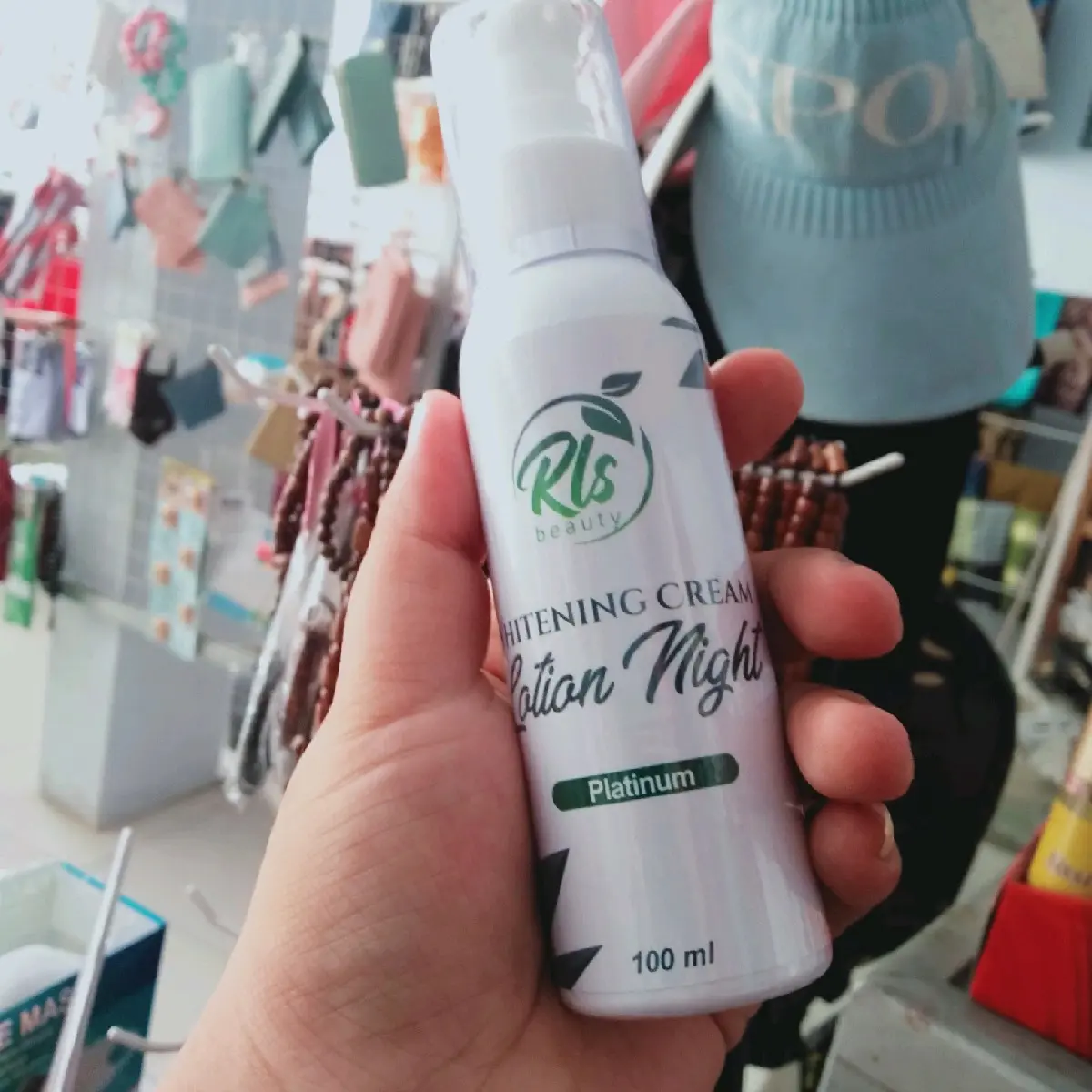 LOTION NIGH Lotion malam RLS Perawatan badan memutihkan kulit