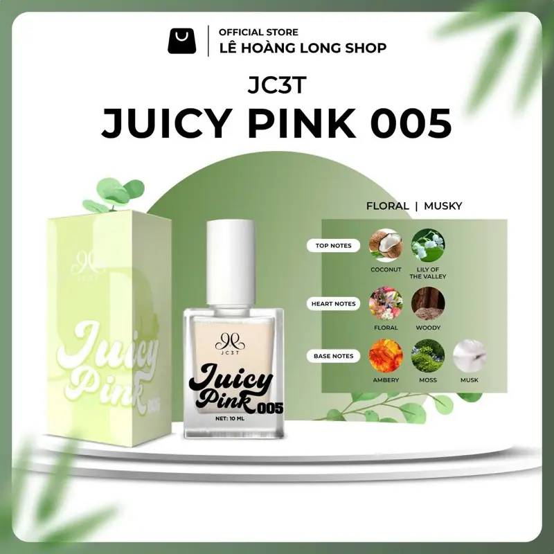 HOA JUICY PINK - 10ML - LƯU HƯƠNG 12 TIẾNG 4