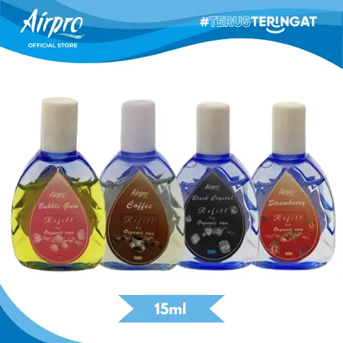 Airpro Organic Can Refill Pengharum Parfum Pewangi Mobil Organic Can 15 ml