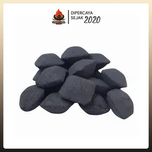 Arang Briket Batubara Pillow 1KG BBQ Premium Food Grade Areng Barbeque