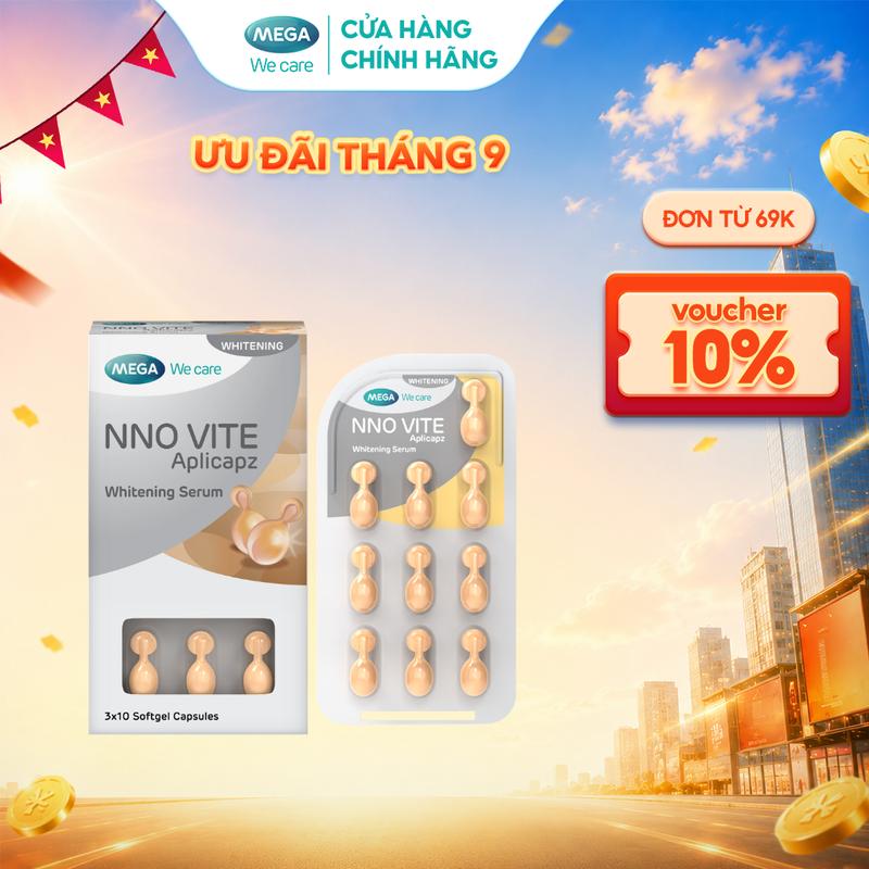 Serum hỗ trợ dưỡng sáng da, hỗ trợ mờ đốm nâu, hỗ trợ đều màu da - Vitamin C,…