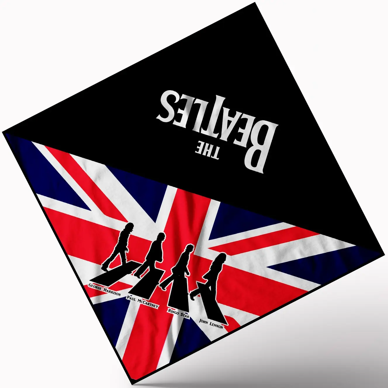 Slayer Bandana Band Skena Alternative Pop OASIS poliester ukuran 48x48 Twotone Merah Hitam