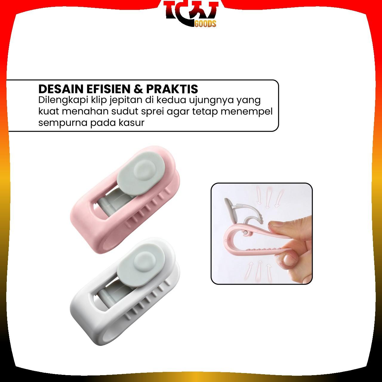 [COD] IG C154 Penjepit Sprei Anti Geser Quilt Cover Holder Penjepit Kasur Selimut Anti Licin Murah Impor