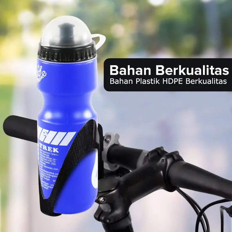 TaffSPORT Discovery Botol Minum Sepeda Olahraga with Dust Cover 650ml - 3026 2
