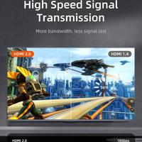 Gambar Kabel HDMI Male to Male 2.0 Ultra HD 4K 60Hz UHD 1080p HDR ARC High Speed 18Gbps Exclusive Series - 1M dari XLink Surabaya Kota Surabaya 4 Tokopedia