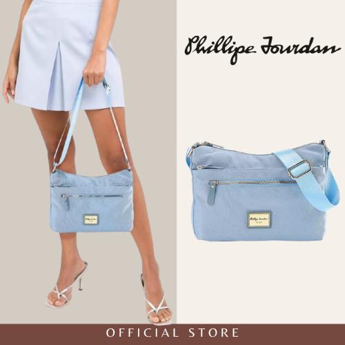 Gambar Tas Selempang Wanita Phillipe Jourdan Kyna Biru (Canvas) dari Phillipe Jourdan Official Store Kota Administrasi Jakarta Barat Tokopedia
