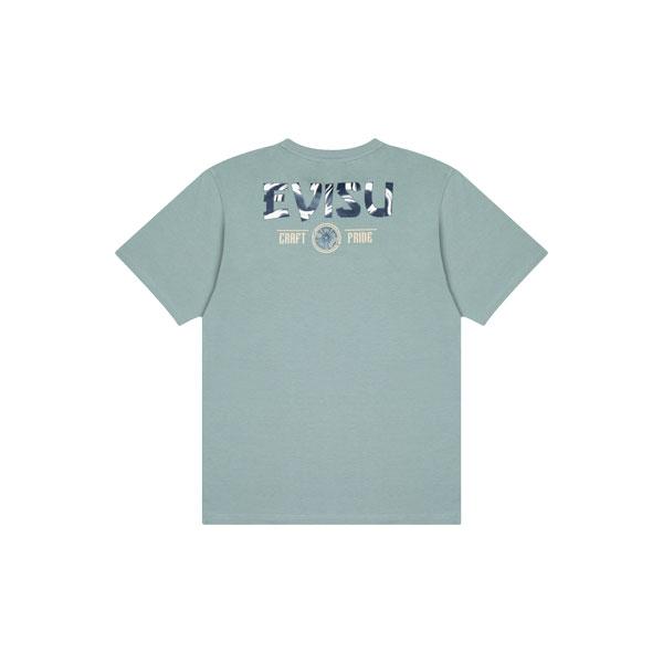 Evisu Shiny Line Craft Pride Wording T Shirt EV3UTS702 1