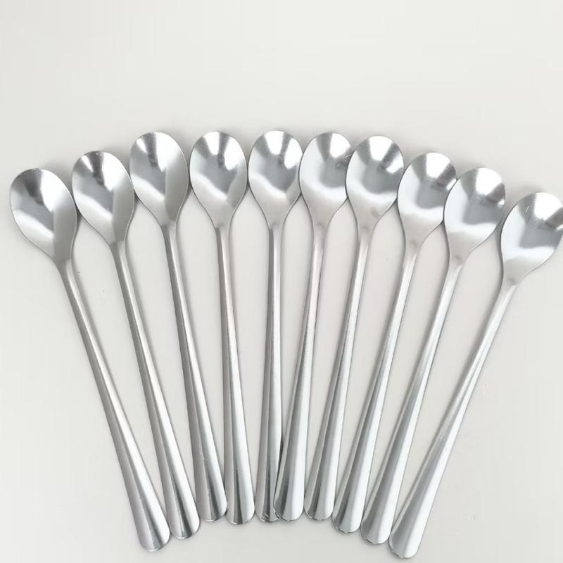 Combo 10 Muỗng Cà Phê Inox Đầu Tròn An Toàn – Không Gỉ Sét