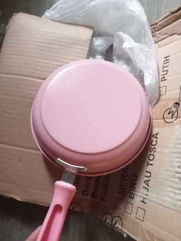 Product Review of Panci Teflon Frypan Marble Enamel / Teflon Frypan Marble Berwarna / Teflon Frypan Enamel Anti Lengket penggorengan anti lengket Kitchenware teflon  serbaguna from 📍**k j**📍 0