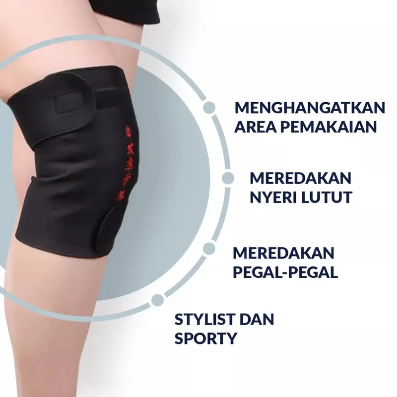 1 Pcs Deker Lutut Alat Terapi Magnetik Lutut Penghilang Nyeri Lutut dan Dengkul 3