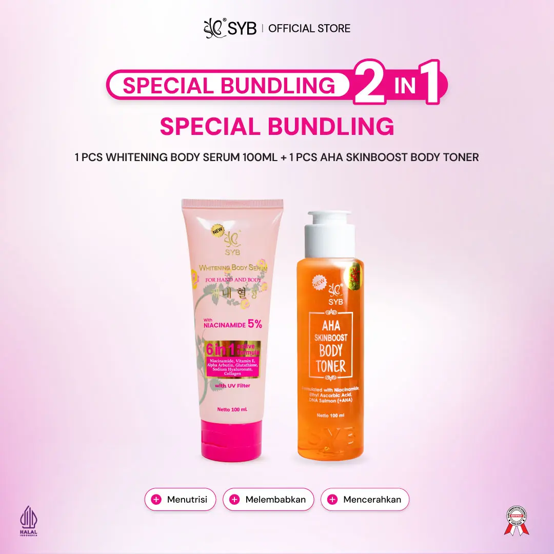 Whitening Body Serum 100ml + AHA Toner 100ml