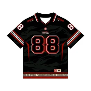 Jersey Boxy Oversize Premium Promise Unisex Jumbo 88 Black Vintage Skena Pria Wanita Tshirt Sport Couple Kids Anak