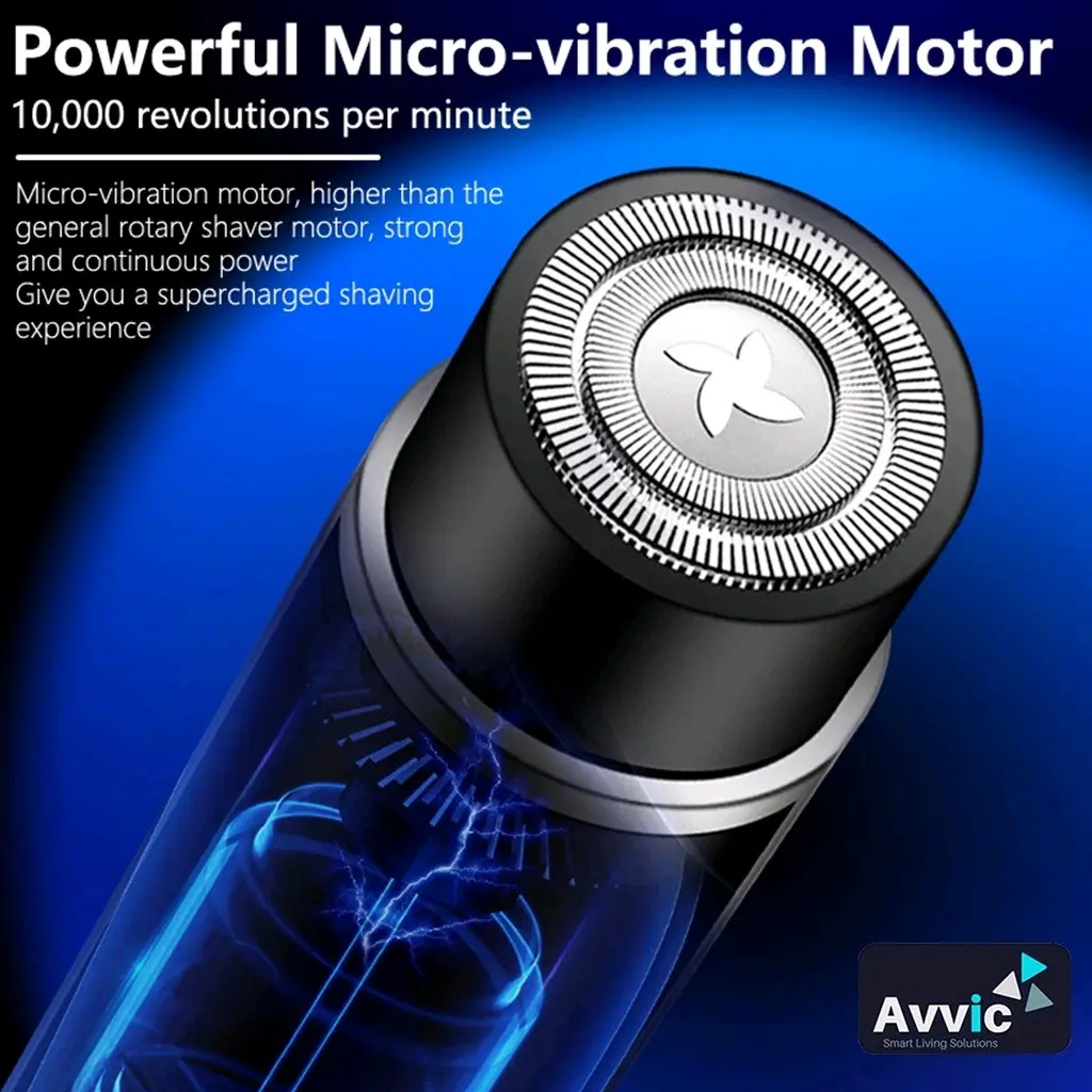 Shaver Mini Mesin Cukur Kumis Jenggot Elektrik Portable Mini / Alat Cukur Jenggot Elektrik Mini Portable - Alat Cukur Kumis / Jenggot