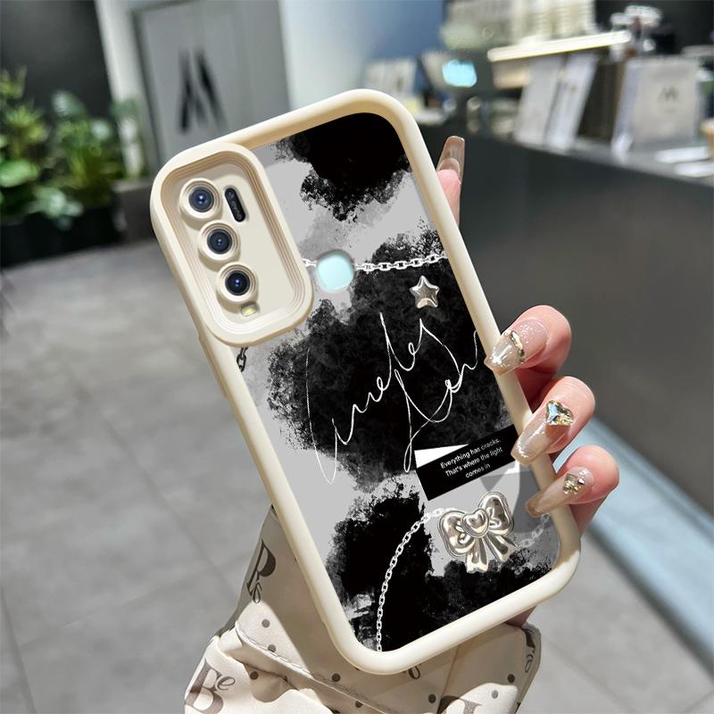 Casing Hp VIVO Y50 VIVO Y30 VIVO Y30i Case HP lembut baru Softcase ponsel pola pita pohon cinta casing pelindung silikon Kesing 1