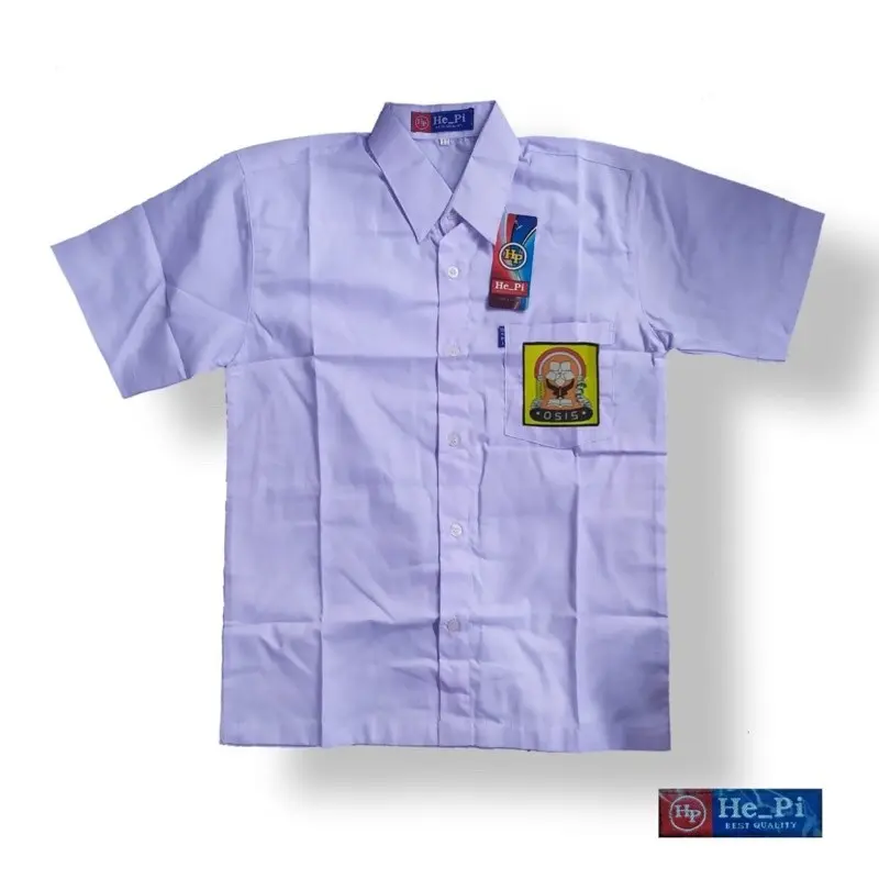 Baju sekolah SMP lengan pendek seragam sekolah [HEPI] Nyaman