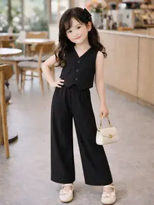 Setelan Anak Perempuan Vest & Kulot Premium – Baju Pesta / Kondangan Kids Elegan Fashion