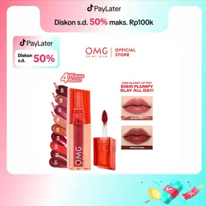 New ! OMG OH MY GLAM Glassy Lip Tint | Netto 2 gr