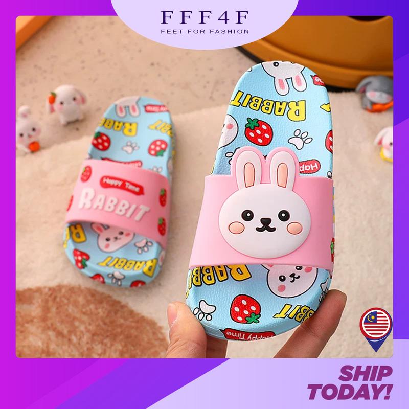 𝙁𝙁 𝙍𝙀𝘼𝘿𝙔 𝙎𝙏𝙊𝘾𝙆 💝 24-35 Soften Cute Rabbit Design Sandals Kasut for Boys ...