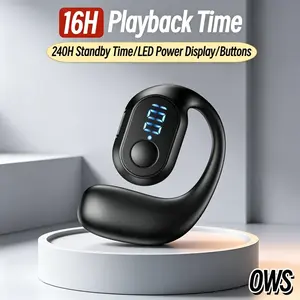 【COD】OWS TWS Single Ear Bluetooth Earbud, Sport, HD Call, Baterai Awet