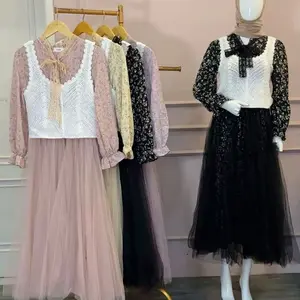 Elza Lavin korean Tile maxy/gamis wanita terbaru/gamis kondangan/gamis lebaran 2025