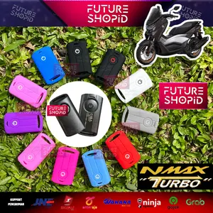 Sarung Remote Nmax Turbo Neo S / Techmax 2024 2025 Yamaha Cover Silicone Casing Silikon Kunci New