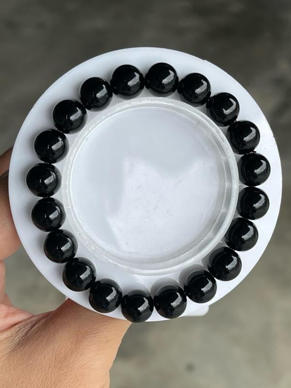 Product Introduction of Natural black obsidian bracelet 2
