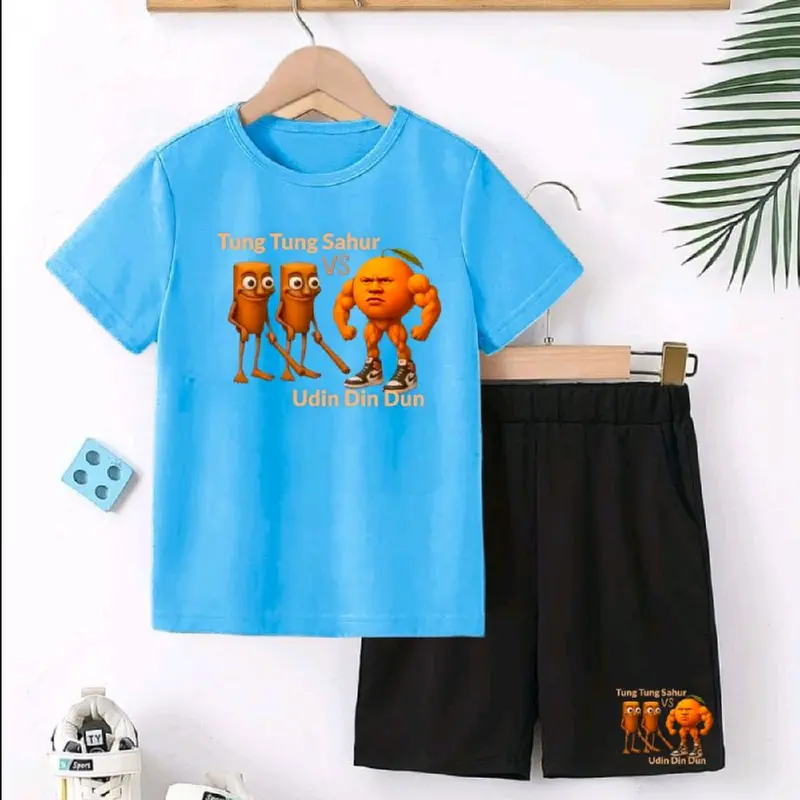baju stelan anak udin din dun vs tung tung tung sahur 6