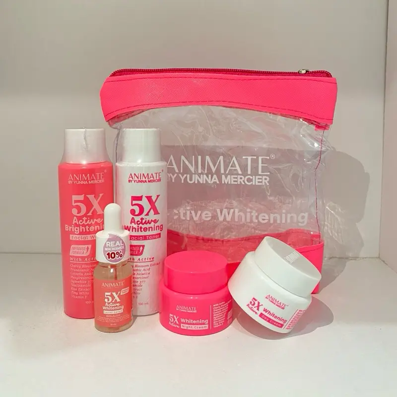 PAKET ANIMATE INSTAN WHITENING SERIES 5IN1 PINK