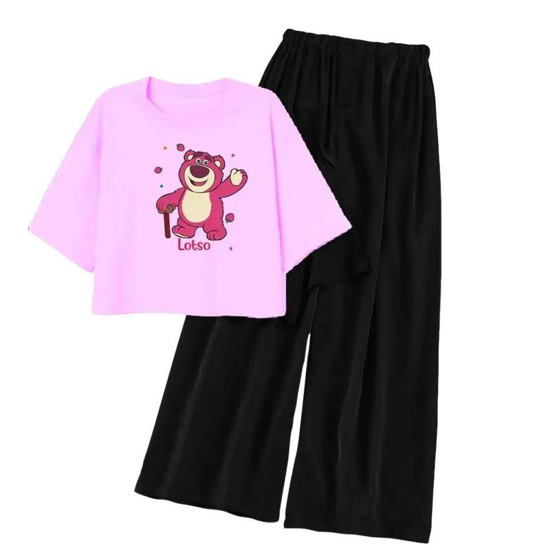 Setelan Remaja Baju dan Celana Kulot Lotso Series Fashion Usia 9-12 Tahun 2