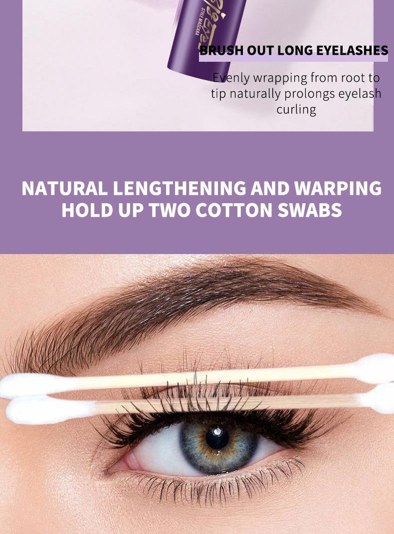 Product Introduction of O‘CHEAL 4D Silk Fiber Black Mascara Waterproof Volumizing Curling Mascara Lengthening Mascara Long Lasting Makeup Fuller Lashes 10