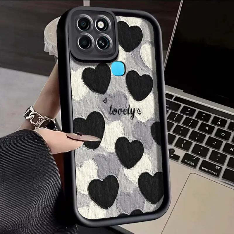 Casing Hp Untuk Infinix Smart 6 Infinix Smart 6 Plus Case Casing ponsel pola cinta HP ponsel kasing lembut trendi baru Softcase pelindung silikon Kesing