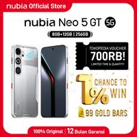 Gambar nubia Neo 5 GT 5G RAM 20 GB (8 + 12 GB) ROM 256 GB Baterai 6210mAh Super Fast Charging 80W dari nubia Indonesia Kota Administrasi Jakarta Utara 1 Tokopedia