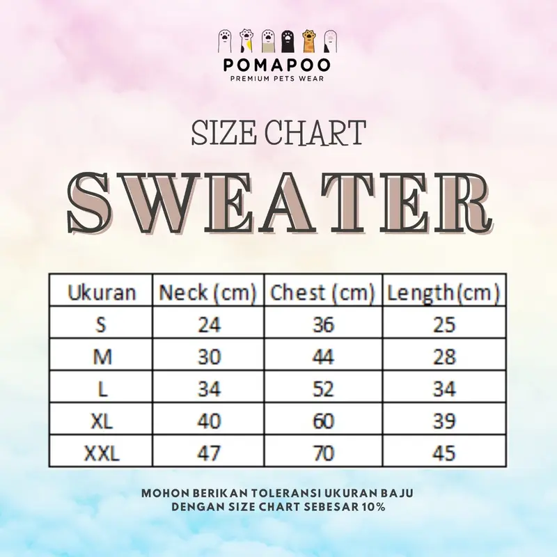 POMAPOO - Sweater Kucing dan Sweater Anjing Milla Sweater 7