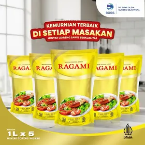 minyak goreng RAGAMI 5L pouch ( 1L X 5 pouch)