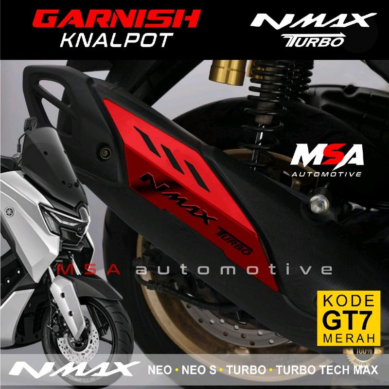 Garnish Cover Knalpot NMAX NEO - NMAX TURBO - NMAX NEO S - NMAX TURBO MAX 1