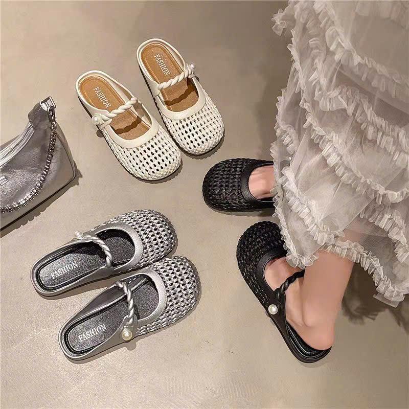 [ M18 - Đi tăng 1 size ] Sục nữ  lưới thoáng chân đế mềm cao su non mẫu mới 2025 Dép sục Sandal nữ dép dép nữ dép kiểu nữ đẹp 2025