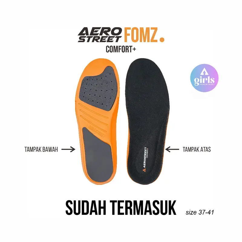 Aerostreet 37-41 Ortiz Natural Natural Krem - Sepatu Sneakers Sport 1