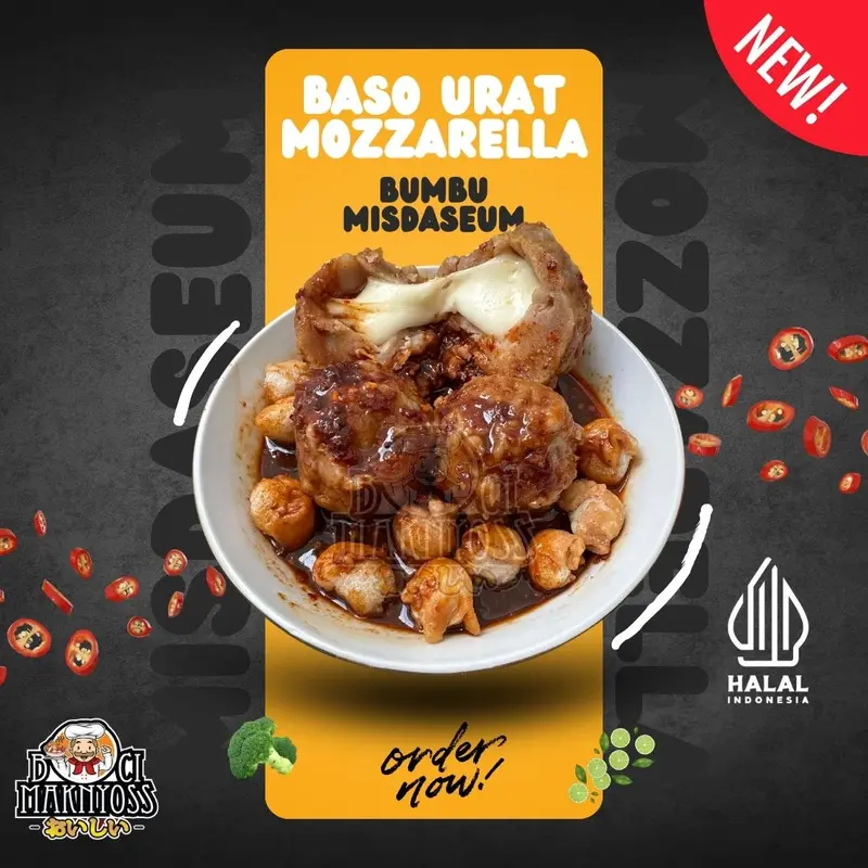 BUNDLING TRIO BADAS ( 3 BASO URAT MOZARELLA MISDASEUM ) 1