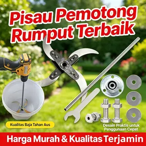【Tanpa Ember】Pisau Mesin Cacah Rumput Sayuran Multifungsi Pakan Ternak Entok Ayam untuk Dinamo dan Stick Bor