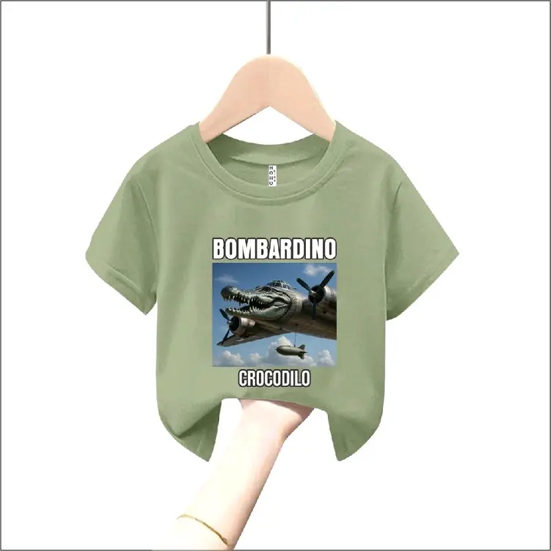 KAOS ANAK BOMBARDINO CROCODILO UNISEX DIGITAL SABLON 7