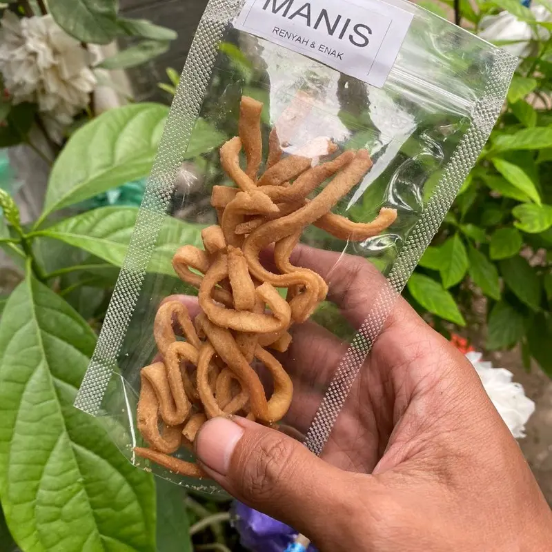 Cemilan Adas 100gram Makanan ringan  Manis dan Asin Jajanan murah enak Camilan 2