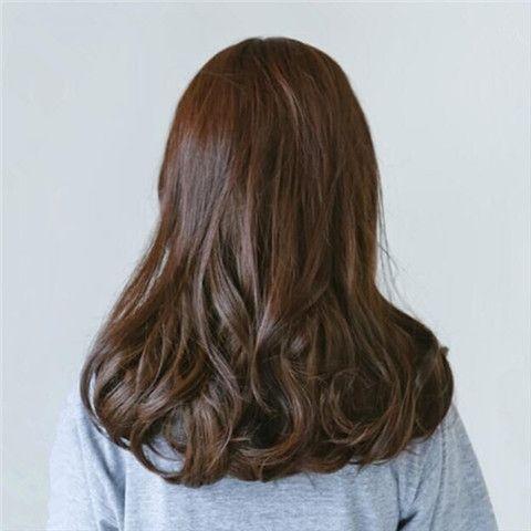 Product Introduction of Korean Style Wig Women's Center-Parted Bangs Long Hair Long Curly Hair Sexy Fashion Big Wave Fluffy Lifelike Pear Flower Head Cover 9