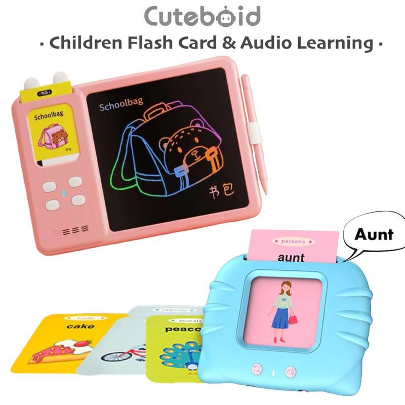 Baby Early Learning Audio Flash Card Reader Educational Toy - TikTok ...