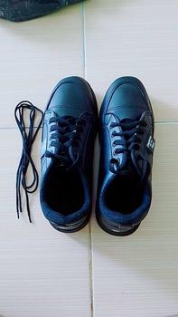 Product Review of Sepatu Hitam Formal Wanita Korean Style Hits/Sepatu Sekolah Perempuan Hitam Polos Sneakers OOTD wanita ala korea/Sepatu Hitam Putih cewek Sepatu Sekolah Wanita SMP SMA from u**2 0
