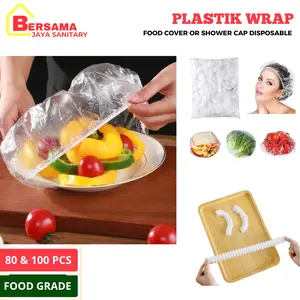 Plastik Karet Penutup Makanan Tanpa Bau Simpan Kulkas Cocok Semua Bentuk Piring Mangkuk