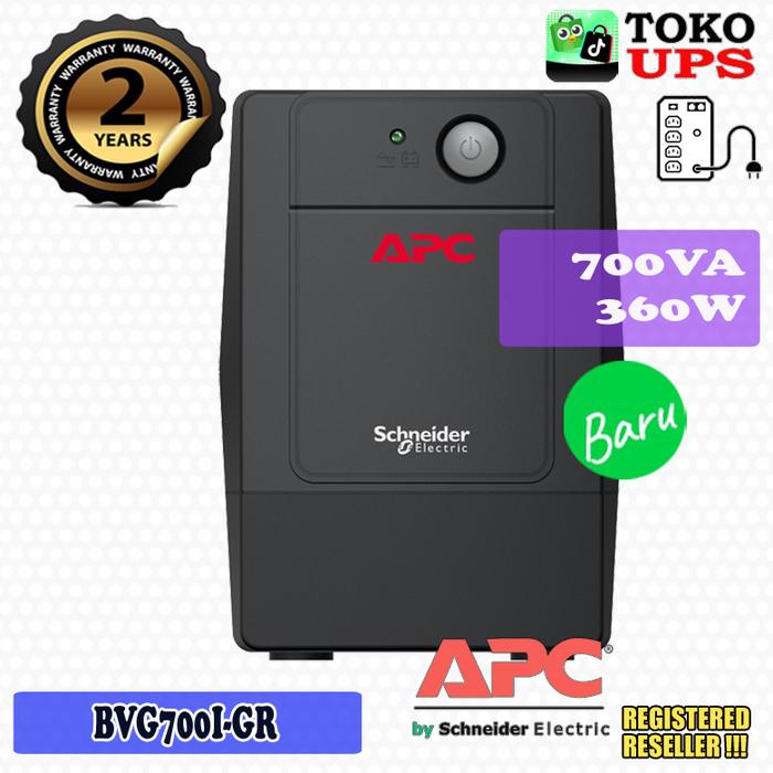 Gambar UPS 360W 700V APC BVG700iGR AVR, Tower 2x Output Schuko, Generator Compatible dari TokoUPS Kota Administrasi Jakarta Pusat Tokopedia