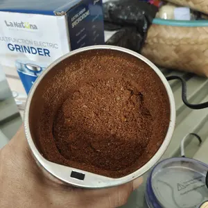 La Natuna Grinder Coffee Electric Alat Penggiling Biji Kopi Elektrik Blender Penggiling Cabe Bumbu Kacang Portable Serbaguna