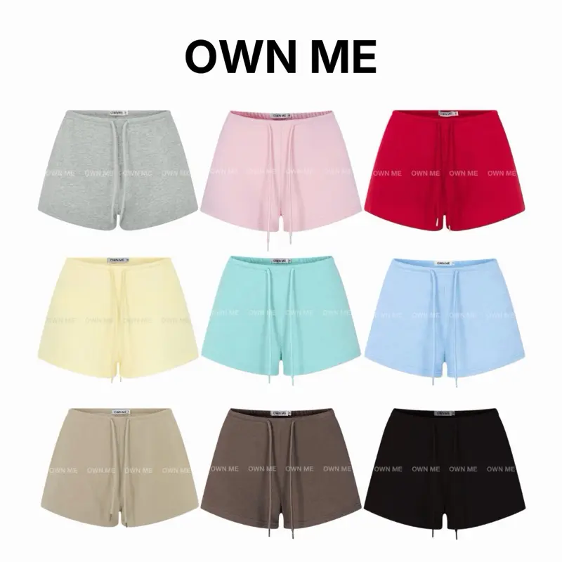 Quần Đùi Nữ Form Ôm Cạp Thun Nhỏ Dây Rút - OWN ME